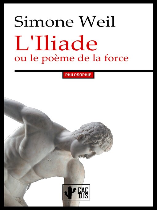 Title details for L'Iliade by Weil Simone - Available